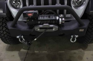 Jeep Wrangler JL Front Bumper - Fishbone Offroad - Mako Front - Black textured powder coat - `18-`27 Jeep Wrangler JL Front Bumper - Fishbone Offroad - Mako Front - Black textured powder coat - `18-`27